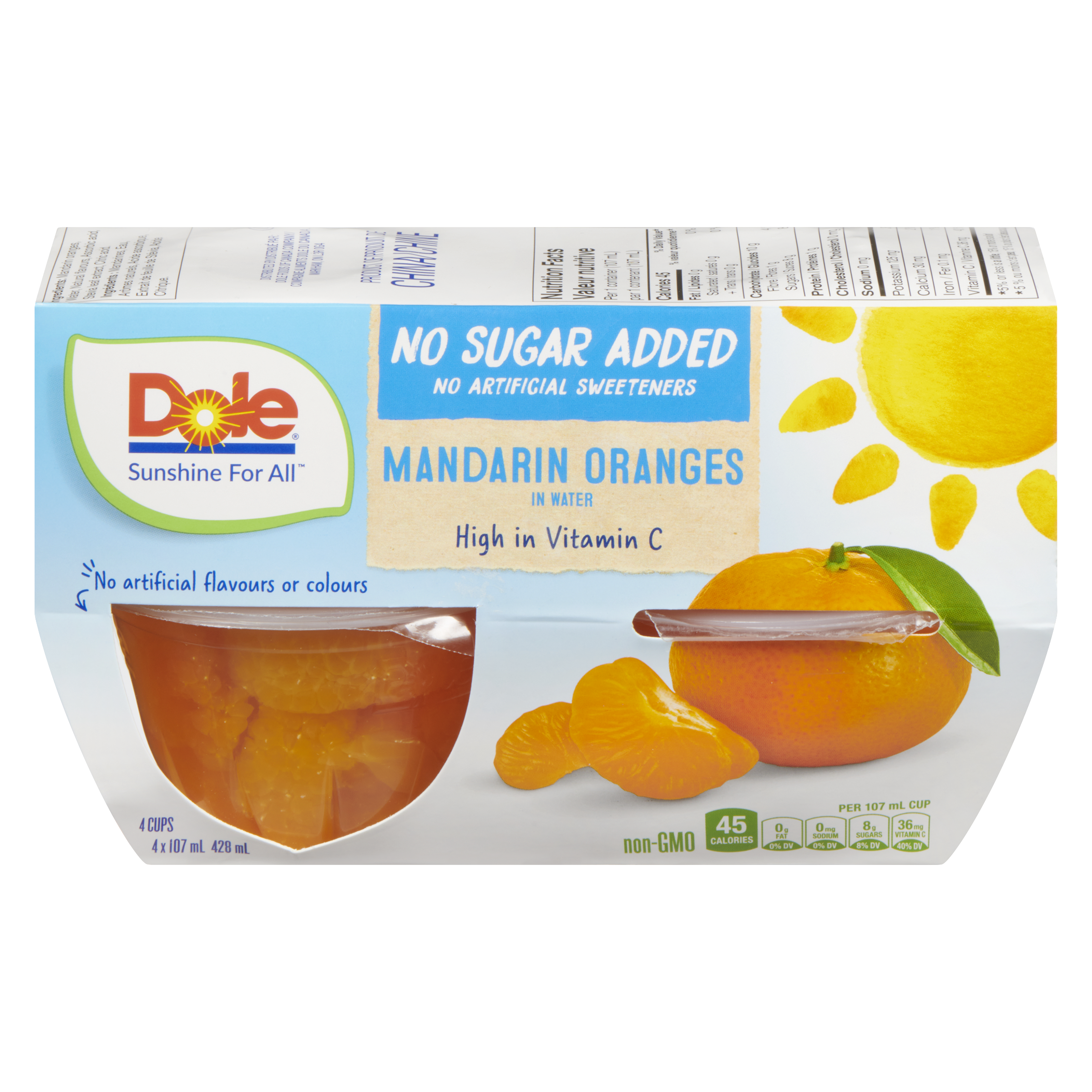 DOLE FRUIT CUP MANDARINS NSA